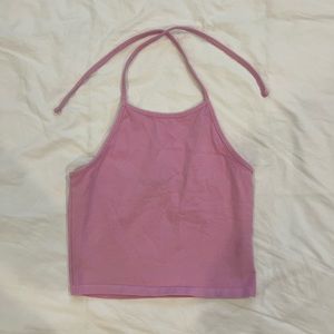 BRANDY MELVILLE pink halter top